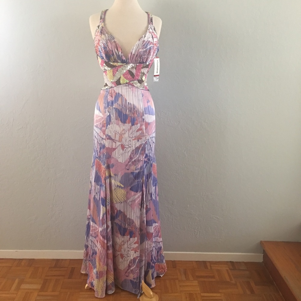 La Femme, Evening formal, Multi color Size 10